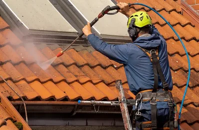 Démoussage et hydrofuge de toiture à Écorpain